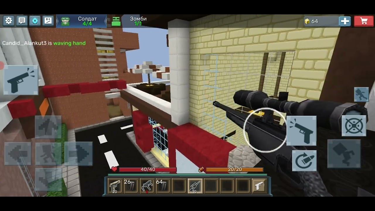 Zombie Infecting в Blockman Go. Серия 1. смотреть онлайн