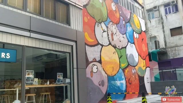 HongKong Wall Arts | Graffiti in Hongkong | Sai Ying Pun adventure смотреть онлайн