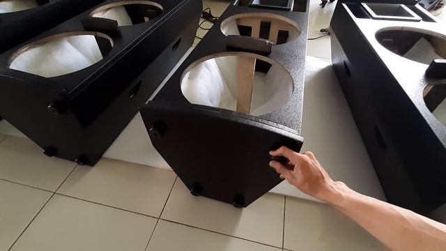 Thùng loa full đôi bass 40,vỏ thùng loa full đôi 4 tấc,xưởng đóng thùng loa, смотреть онлайн