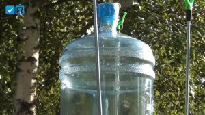 Реактивная тяга   запуск 20 литровой бутыли в воздух