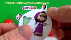 MASHA and the BEAR 12 surprise egg, fridge magnets, Masha eats berries, Acrobat bear, MASHA I MEDVE