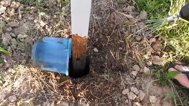 Пример использования заменителя бетона Hilst в полевых условиях! смотреть онлайн