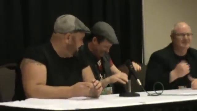 Paul Schrier, Jason Narvy, David Fielding- Bulk & Skull + Zordon Panel- Bangor Comic-Con 2016