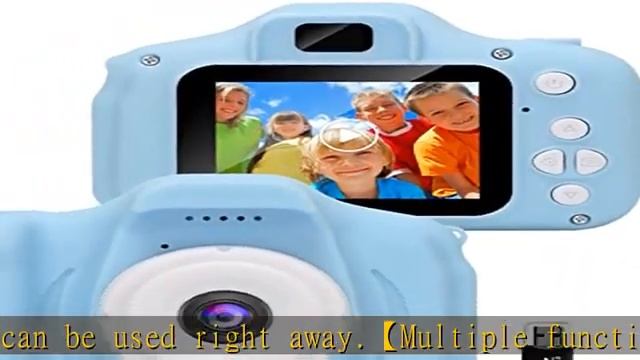 Kids Camera VJJB,Childrens Digital Camera Mini Rechargeable Shockproof Video Camcorder Gifts for 3- смотреть онлайн