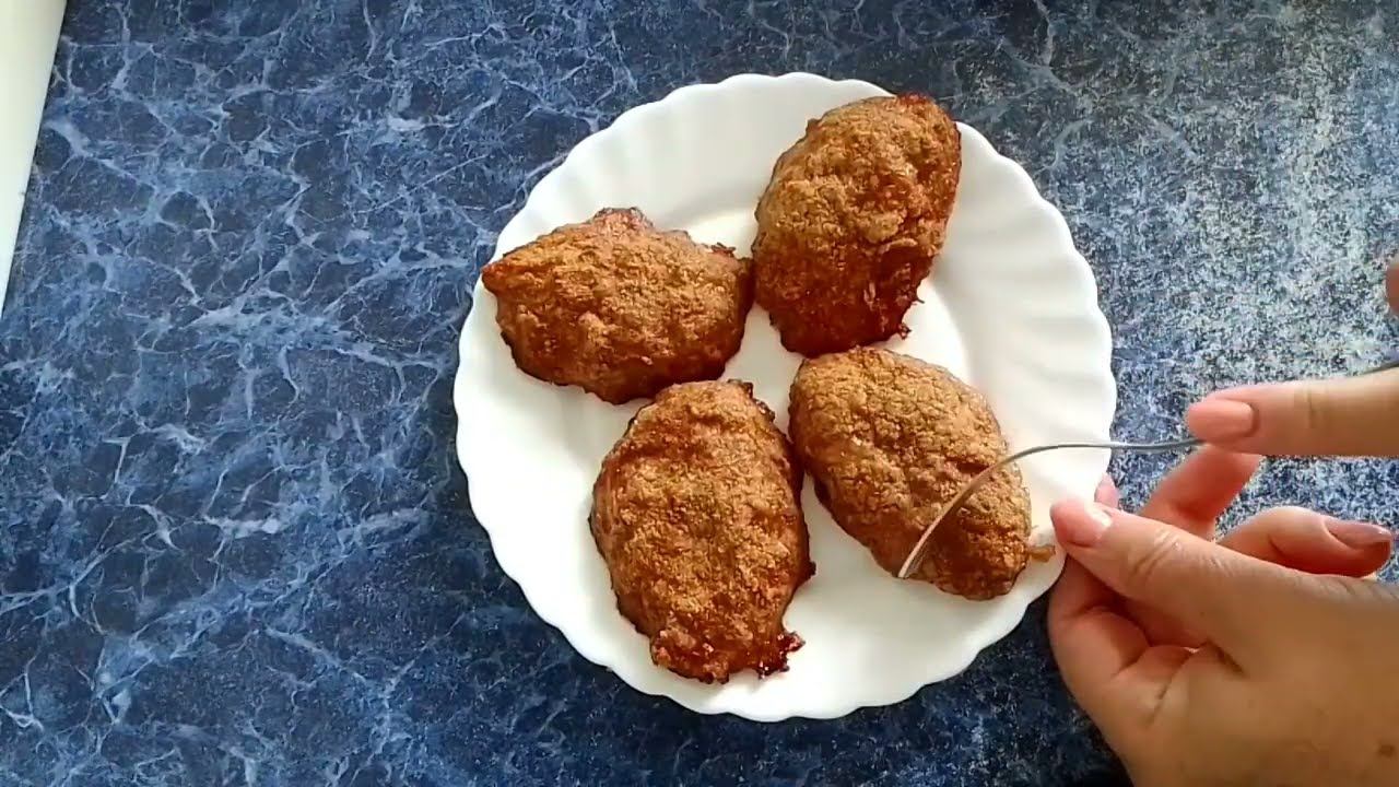 Куриные котлеты в духовке смотреть онлайн