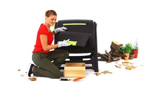 Пластиковый компостер KETER смотреть онлайн