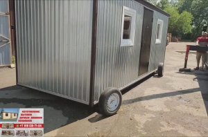 Обзор и отправка бытовки распашонки 6*2.4  в Хутор Ленина, г.Краснодар