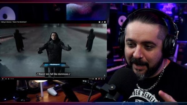 M****IA! | Falling in Reverse - Watch the World Burn (Kris REACTION)