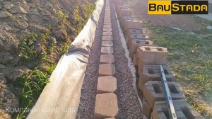 DIY: Подпорная стенка из блоков