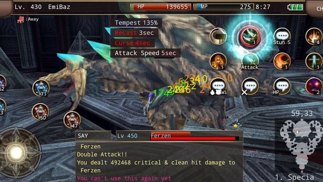Gladiator vs Ferzen 450! Iruna Online смотреть онлайн