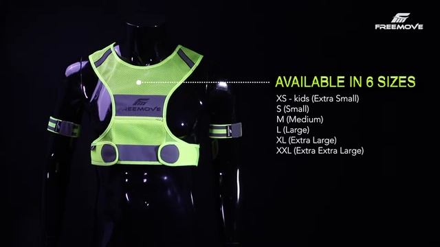 FREEMOVE Reflective vest - product video смотреть онлайн