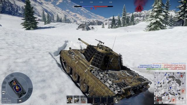 War Thunder - Ground Battle : Pz.Kpfw.V Panther Ausf.A смотреть онлайн