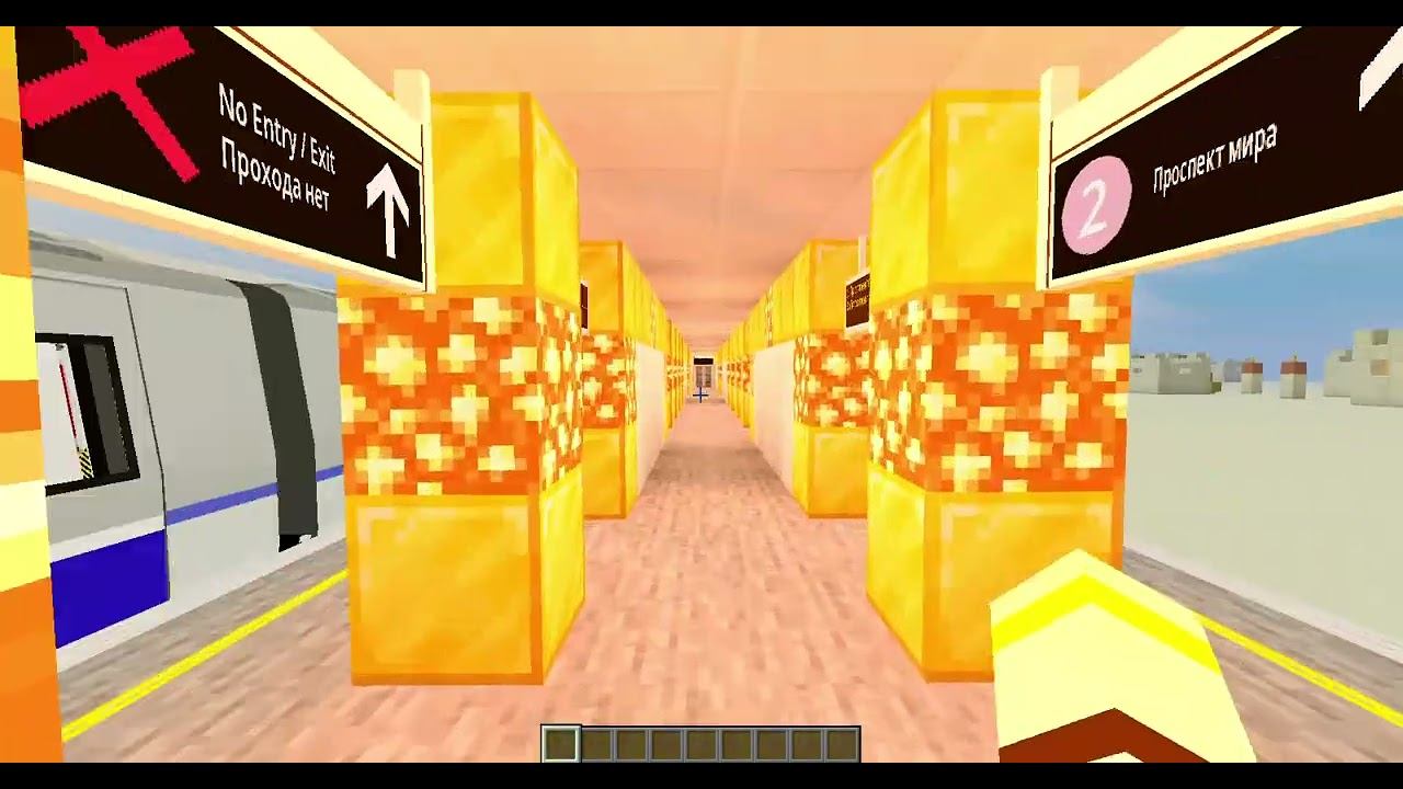 Я ОПЯТЬ ОБНОВИЛ МОЁ МЕТРО В МАЙНКРАФТ смотреть онлайн