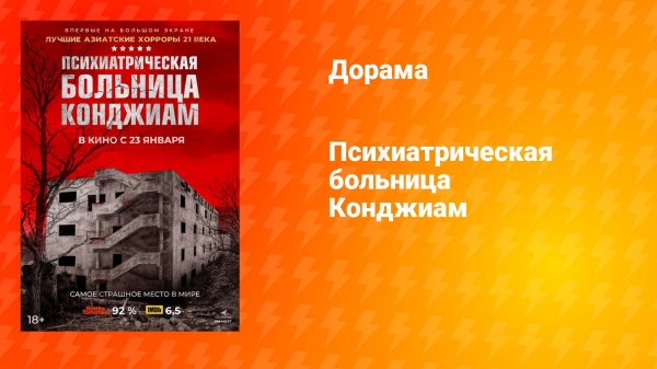 Психиатрическая больница Конджиам (дорама, 2018)