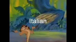 Timon and Pumbaa - Multilanguage Theme Song