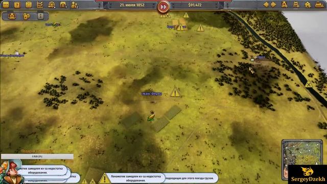 Railway Empire. Сценарий Север. Как все просто если играть на простых путях, как ИИ. смотреть онлайн