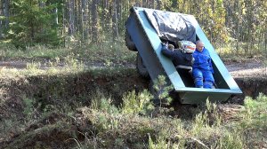 Вездеход АГ23 Часть 1. Плавность хода
