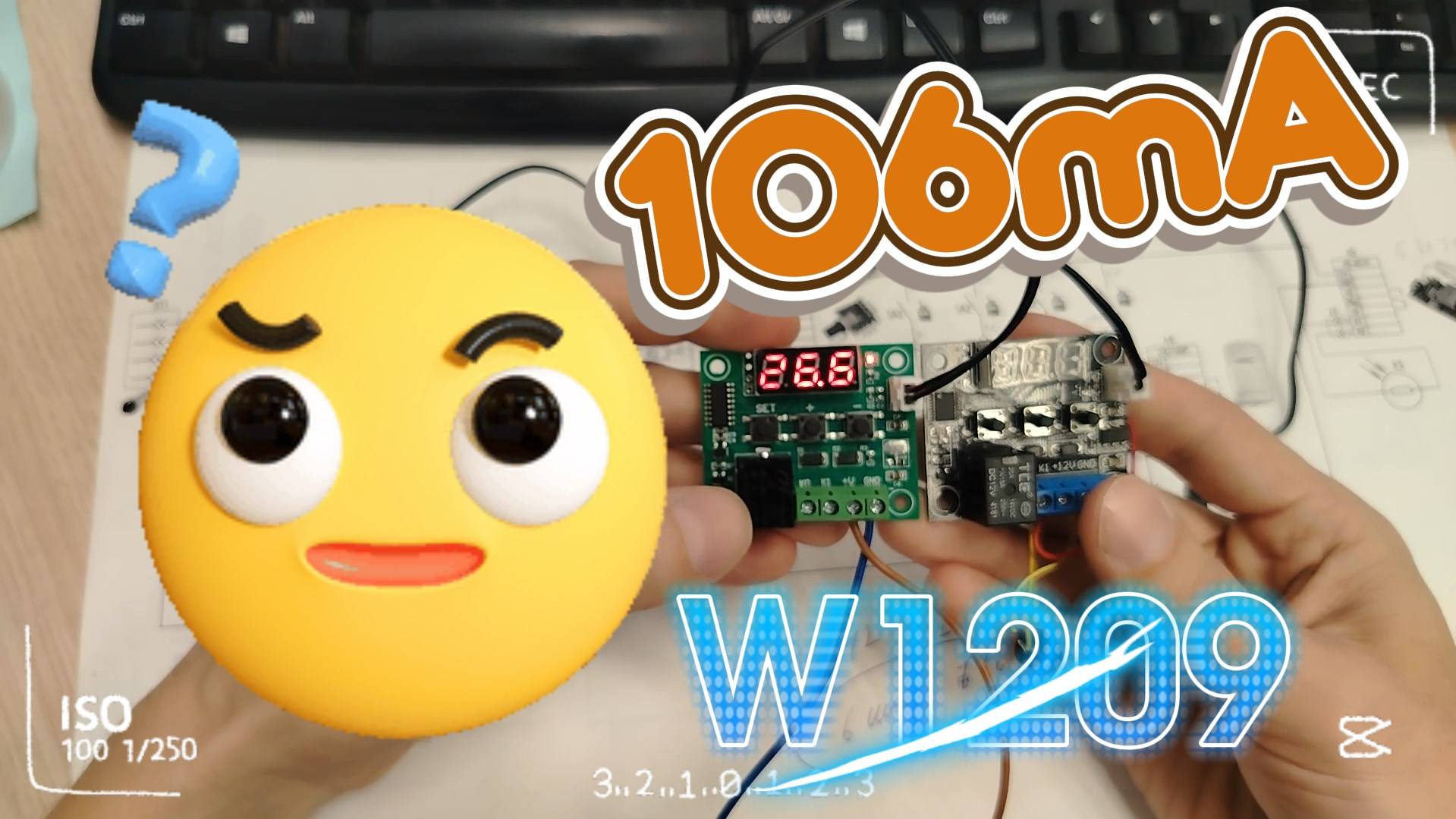 ТЕРМОРЕГУЛЯТОР W1209 ПАСПОРТ СХЕМА ОБЗОР 3D МОДЕЛЬ КОРПУС ТОК ПОТРЕБЛЕНИЯ НАСТРОЙКИ 5V 12V смотреть онлайн