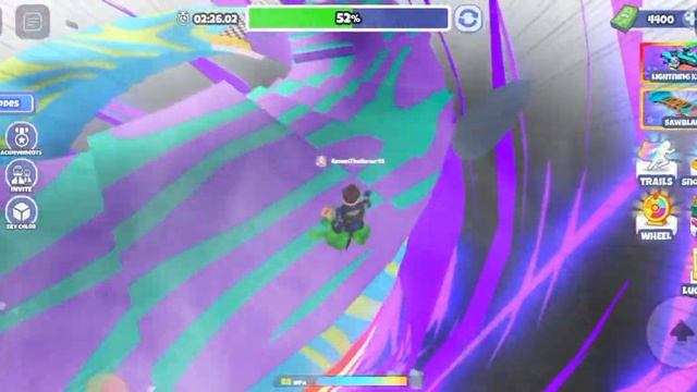 Прохожу спиральный мир в Snowboard Obby смотреть онлайн