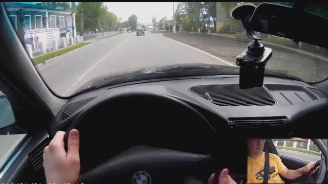 Вождение по городу с камерой на голове водителя (часть 2) (подготовка к экзамену по воздению) смотреть онлайн