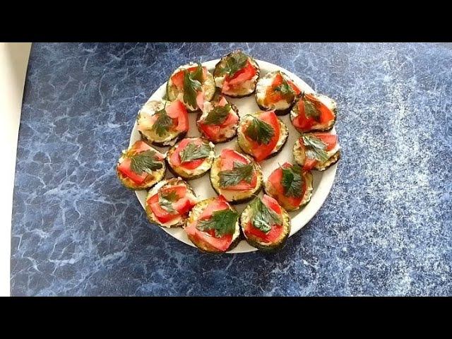 Жареные цукини с помидорами смотреть онлайн