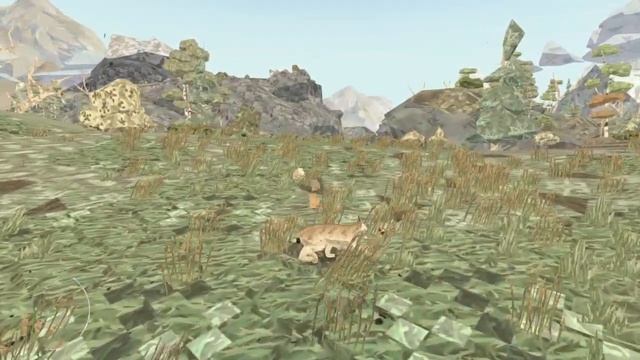 Лиса ест кролика. Но рысята съели лису. Shelter2 смотреть онлайн