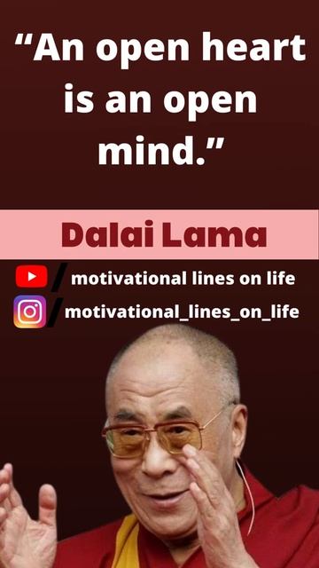 An open heart is by Dalai Lama । Life Quotes । Motivational Quotes #shorts смотреть онлайн