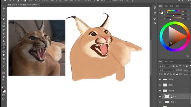 【Caracal】Draw Kimbo —— The Cutest Caracal in The World！ смотреть онлайн
