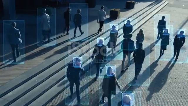 CCTV AI Facial Recognition Camera Zoom Free Stock Footage | No Copyright Videos | Creative Common ! смотреть онлайн