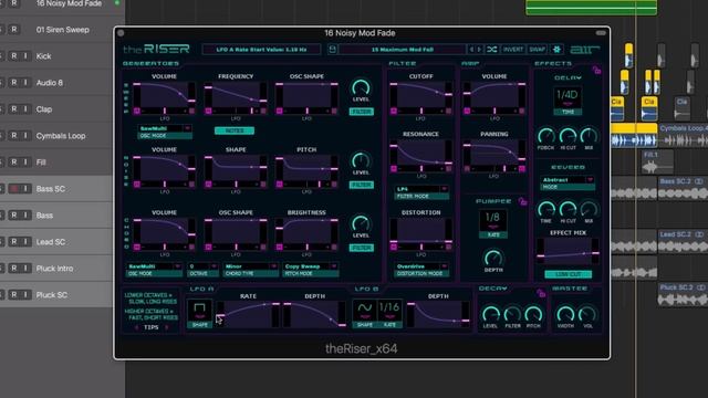 The Riser by Air Music Tech Synthbased Transition Designer обзор VST плагина смотреть онлайн