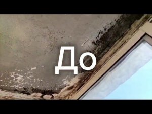 Удаление плесени на балконе