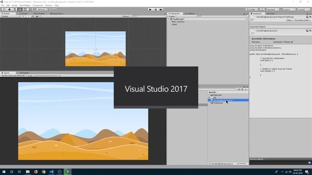 Scrolling Background | Unity Tutorial | Beginners смотреть онлайн