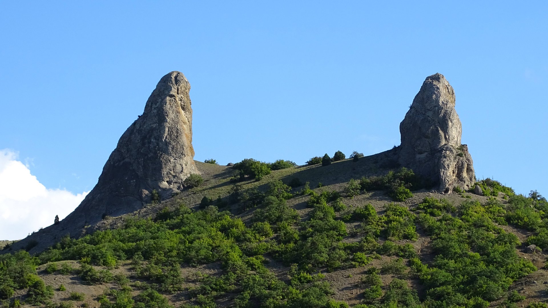 Судак- Весёлое. Маршрут в Крымские горы на Чатал кая. смотреть онлайн