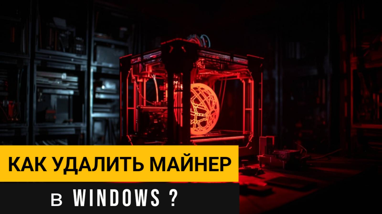 Как удалить майнер в Windows? смотреть онлайн