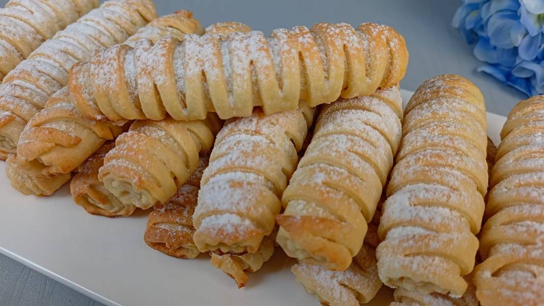 Немного творога - вы будете в восторге от результата! 💕Творожное печенье к чаю! смотреть онлайн