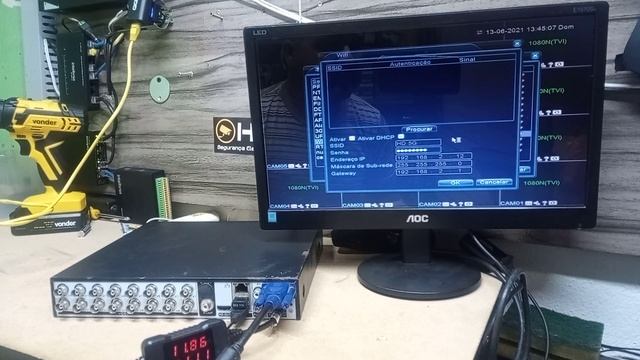Como conecta DVR via wifi sem cabo de rede смотреть онлайн