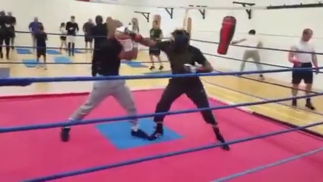 Boxing Sparring, Amateur vs Pro смотреть онлайн