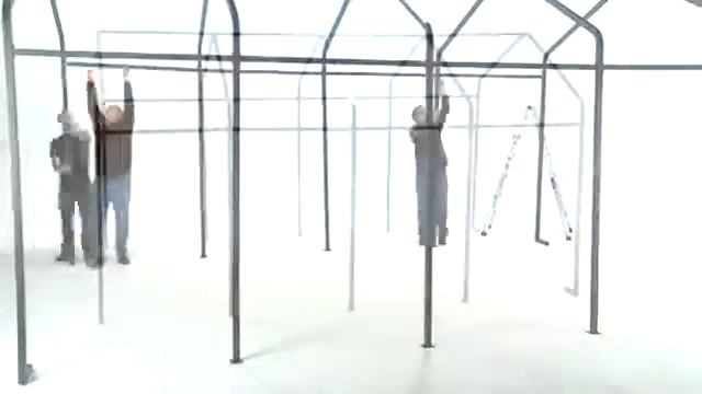 Тентовый гараж шириной 4,3 м смотреть онлайн