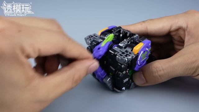 【SwiftTransform】Machine Cube! CHAMELEON CAMOUFLAGE! 52TOYS BEASTBOX 猛兽匣 Chameleon&EVA DIO 速变 透模玩
