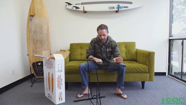 THE SURFBOARD STAND BY COR SURF || Easy to Assemble and no hardware required смотреть онлайн