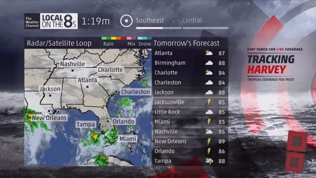The Weather Channel Local On 8s Hurricane Harvey August 25 2017 смотреть онлайн