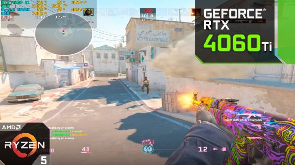 CS2 : RTX 4060 Ti + Ryzen 5600X