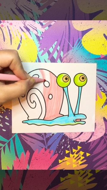 💙🐌💚Gary Colouring in #colouring #gary #spongebob #lefthanded #shorts #art #staedtler #markers смотреть онлайн