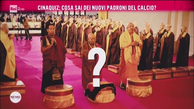 Cinaquiz: cosa sai dei nuovi padroni del calcio? - Nemo – Nessuno Escluso 20/04/2017 смотреть онлайн