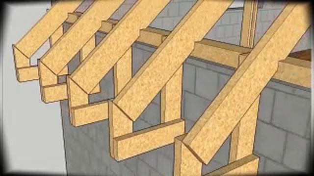 ✅Строительство двухскатной крыши поэтапно