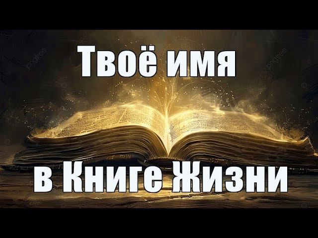 Что такое Книга Жизни и чьи имена туда записаны? смотреть онлайн
