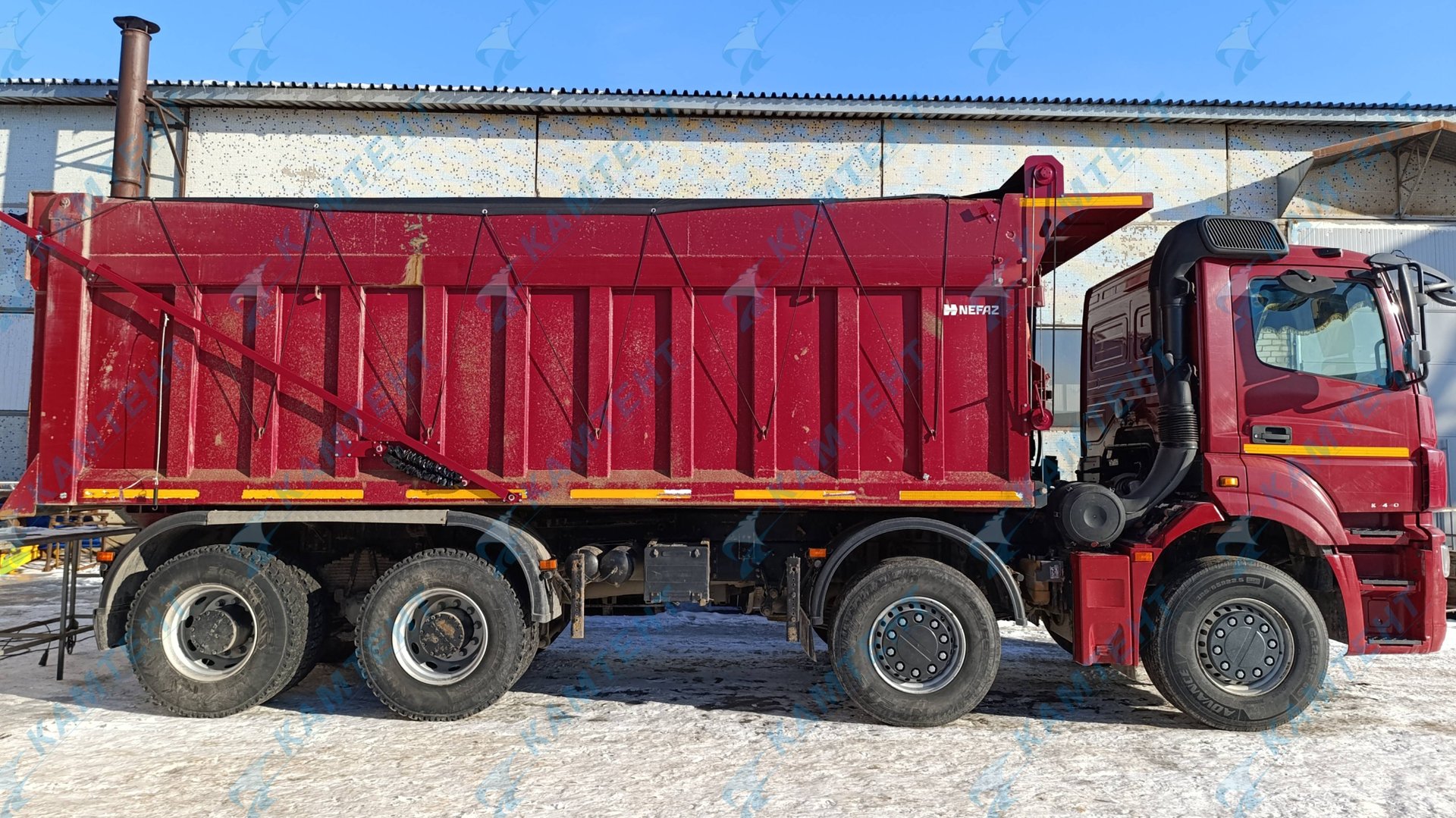 КАМАЗ 65201 Полог с механизмом намотки