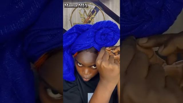 how to tie simple quick African head wrap gele on yourself/gele tutorial/beginners friendly смотреть онлайн