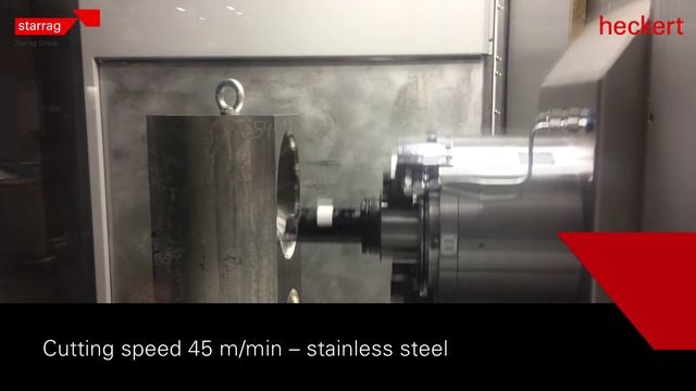 Heckert - Helical Interpolation Turning On A HEC 630 Athletic