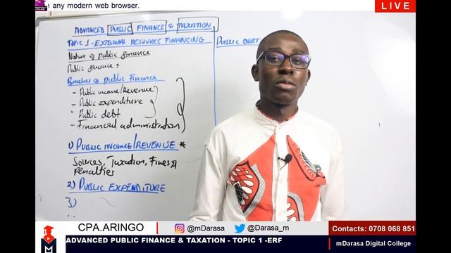 TOPIC 1: PUBLIC FINANCE & TAXATION смотреть онлайн